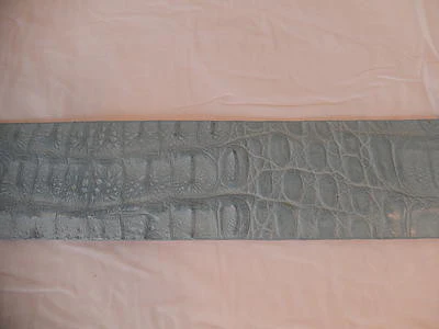 Wild West Boots Sky Blue Crocodile Belt - Image 3
