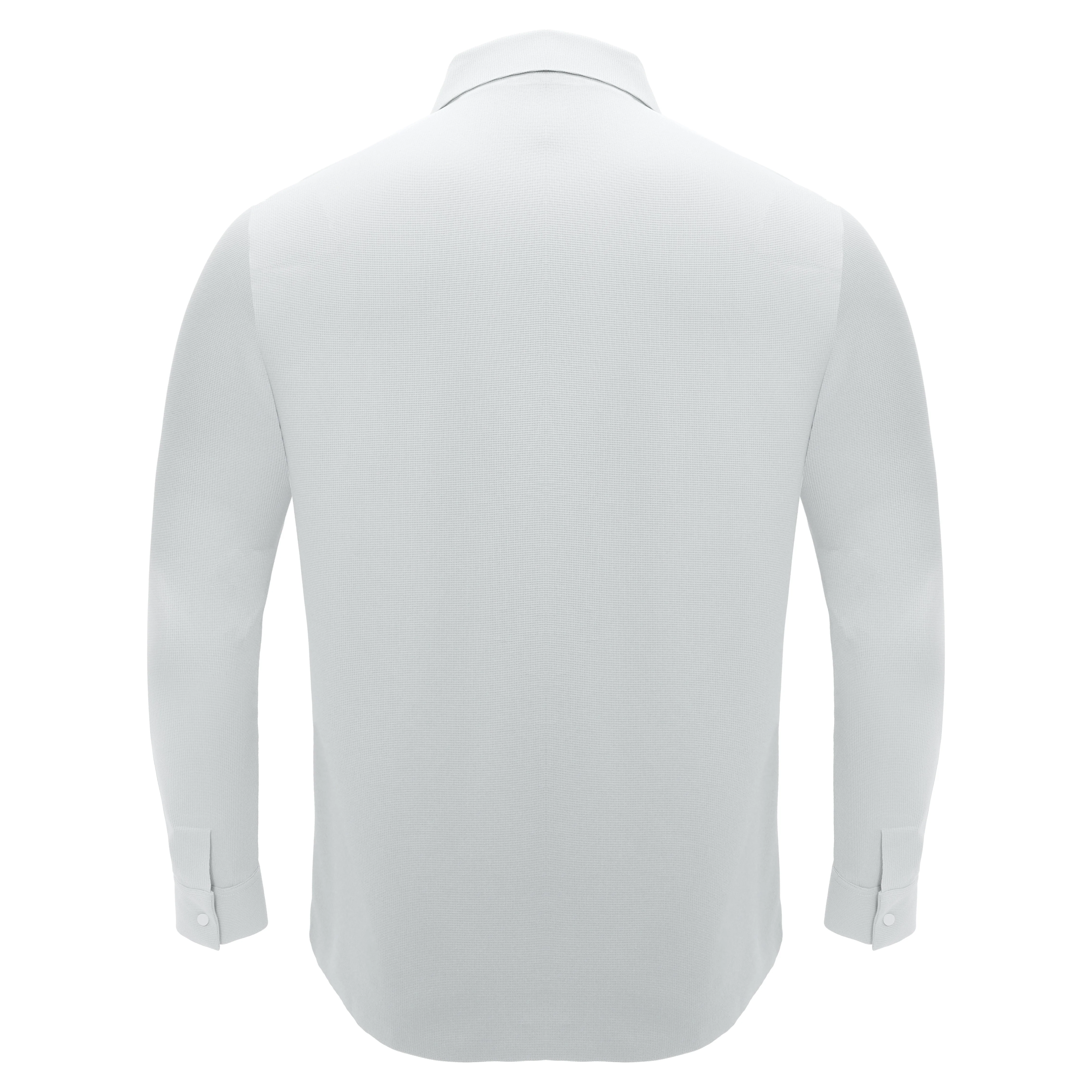 Zenith Zip Shirt WHITE - Image 2