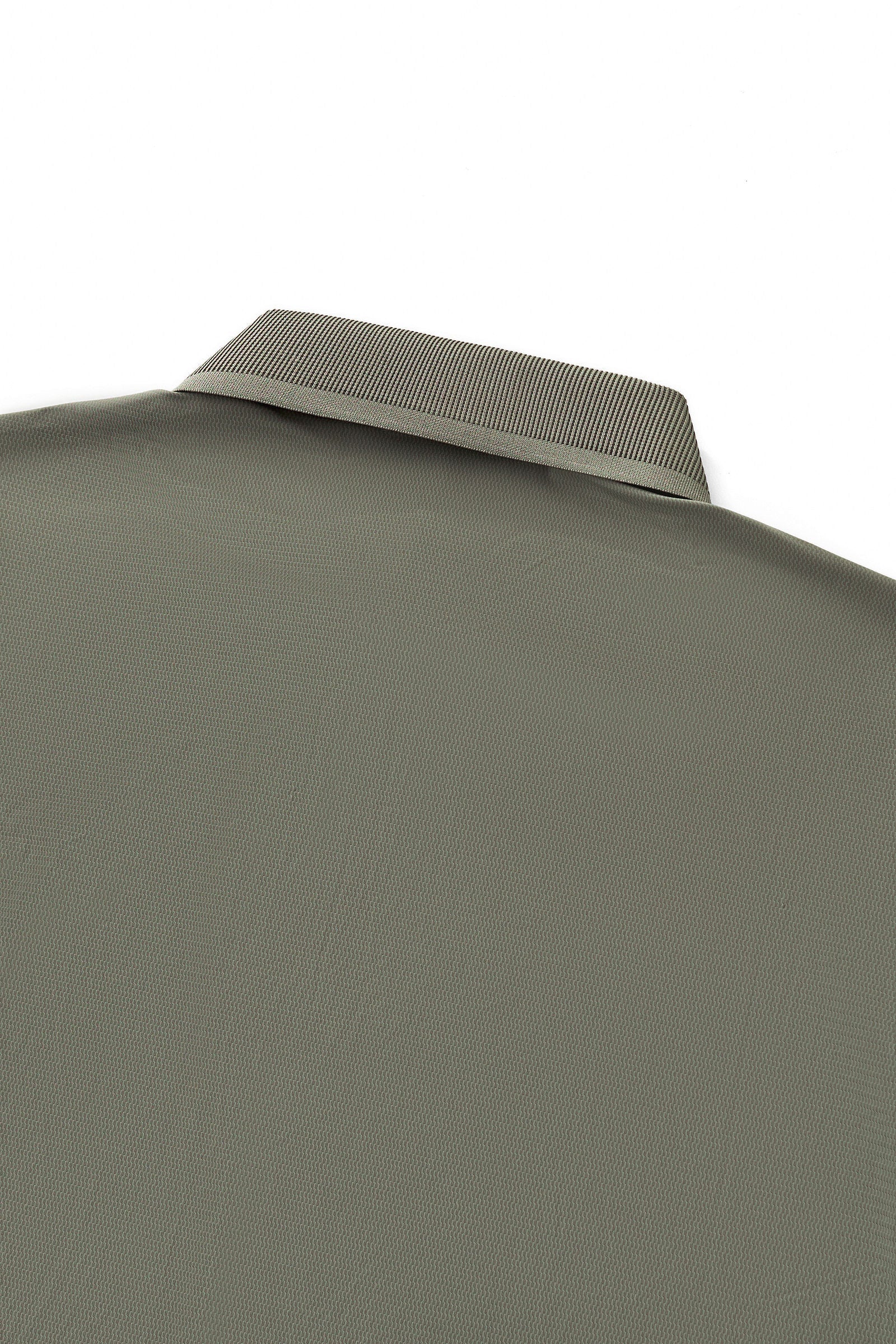 Zip Placket Performance Polo – El Baron DARK GREEN - Image 8