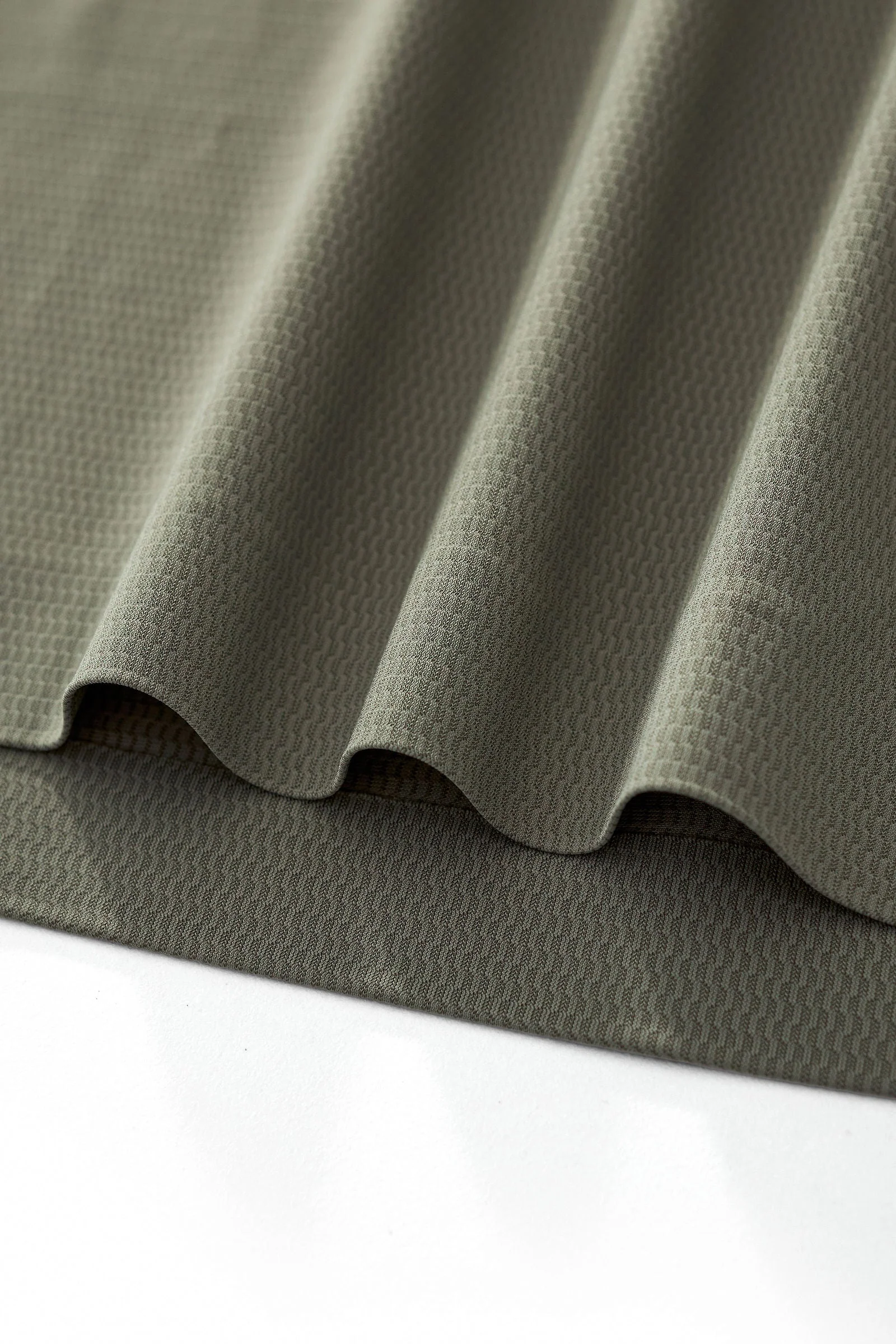 Zip Placket Performance Polo – El Baron DARK GREEN - Image 9